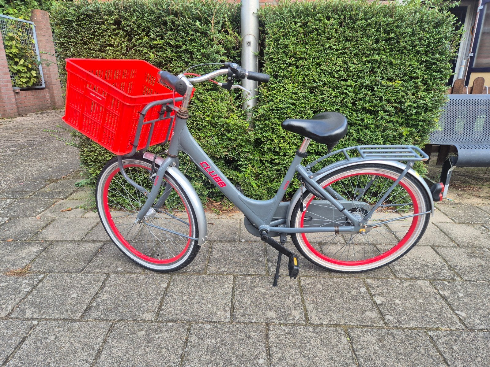 Alpina Clubb 24 inch met 3 versnellingen en krat, Ophalen, Alpina, Versnellingen, Gebruikt