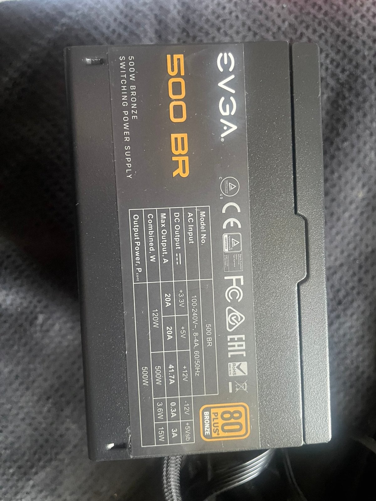 Psu 500w 80 plus bronze, Ophalen of Verzenden, Gebruikt