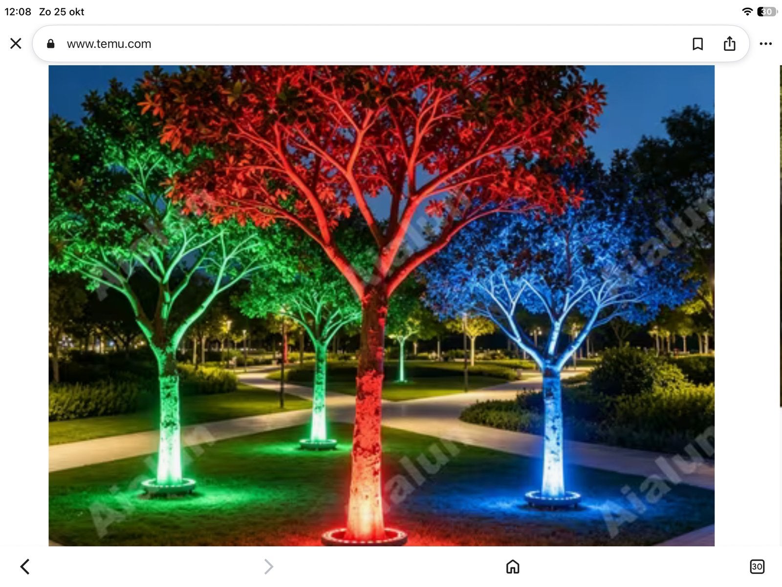 Te koop wegens overcompleet nieuwe boom verlichting RGB IP65, Diversen, Ophalen, Nieuw