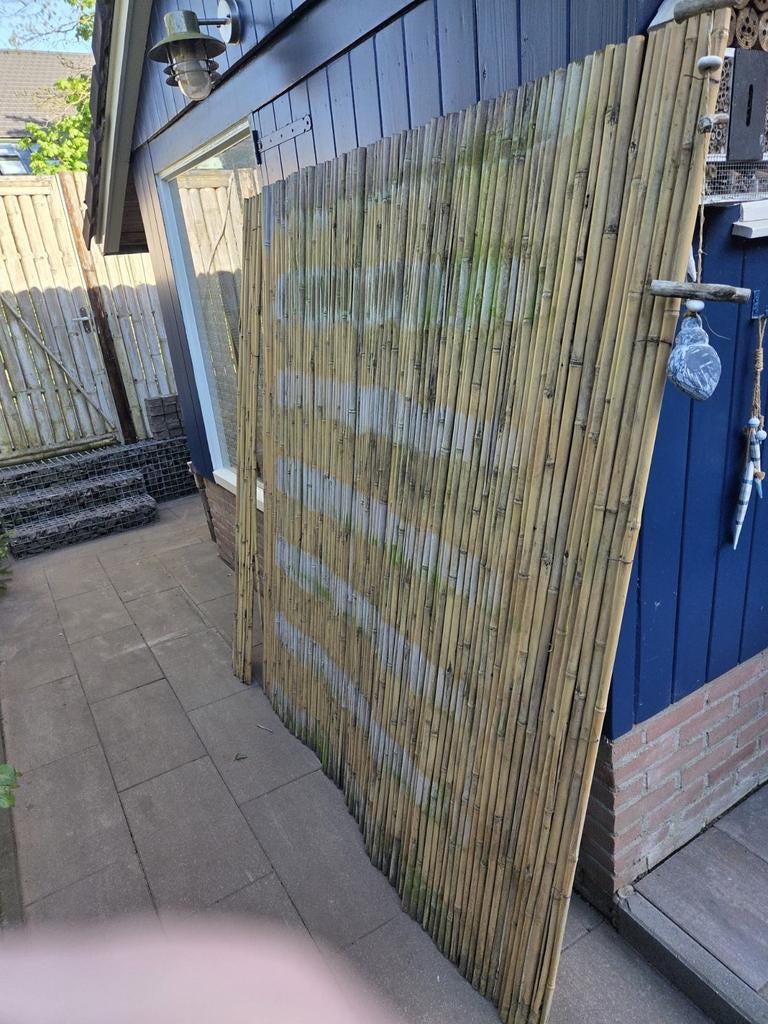 Bamboe scherm/mat 1.80 x 1.80, Ophalen, Overige materialen, Gebruikt, 150 tot 200 cm