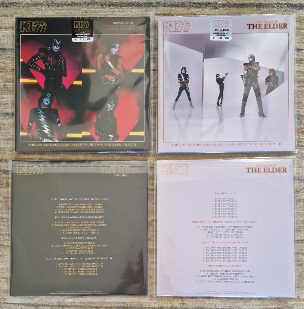 Kiss Kronicles of the Elder Volume 1 & 2. Numbered 4-Pic. lp, Picture disc, Verzenden, Nieuw in verpakking, 12 inch