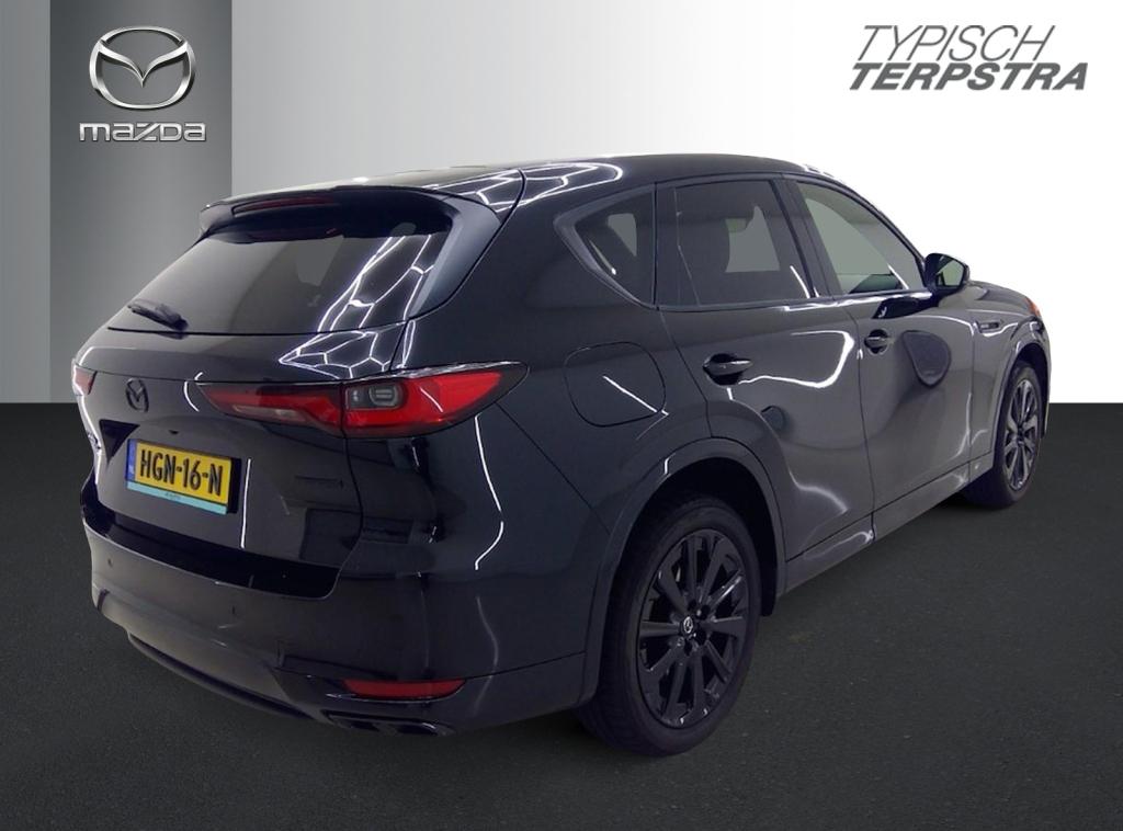Mazda CX-60 2.5 e-SKYACTIV PHEV 327pk 8AT AWD Homura Plus (M, Auto's, Mazda, Gebruikt, 2500 kg, Zwart, Adaptive Cruise Control