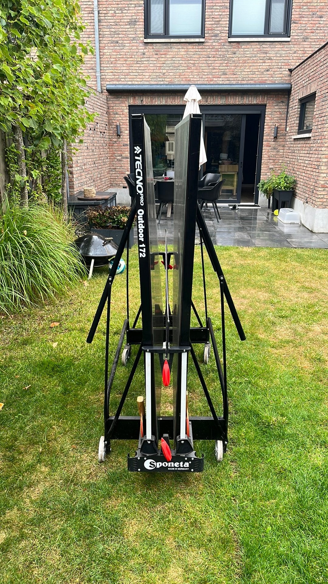 Sponeta tafeltennistafel opklapbaar outdoor, Sport en Fitness, Tafeltennis, Ophalen, Gebruikt, Tafel Outdoor