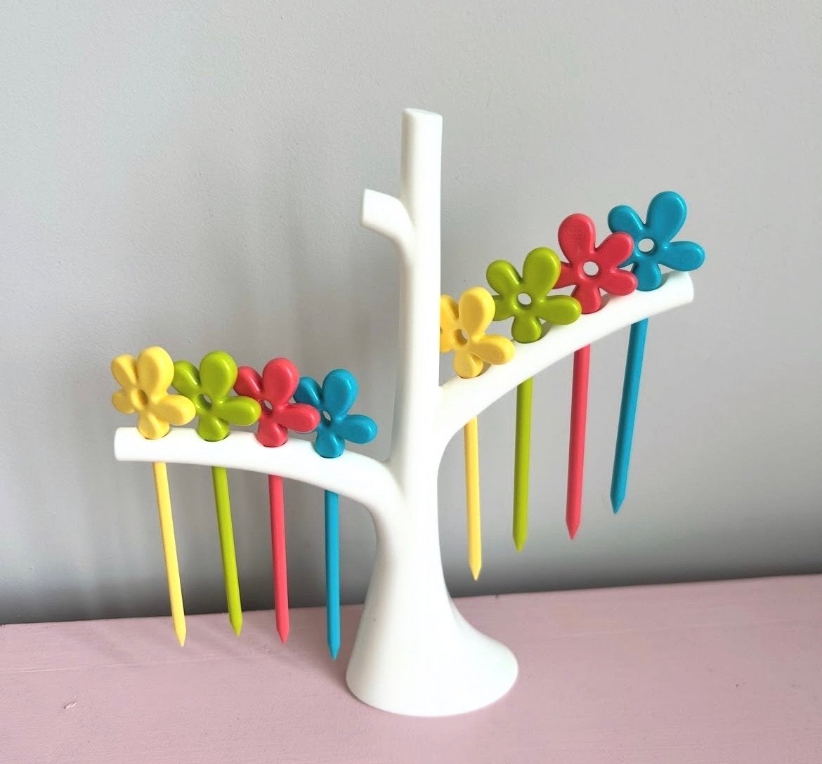 Koziol Prikkers - Boom met bloemen, Kunststof, Ophalen of Verzenden, Meerkleurig, Overige merken