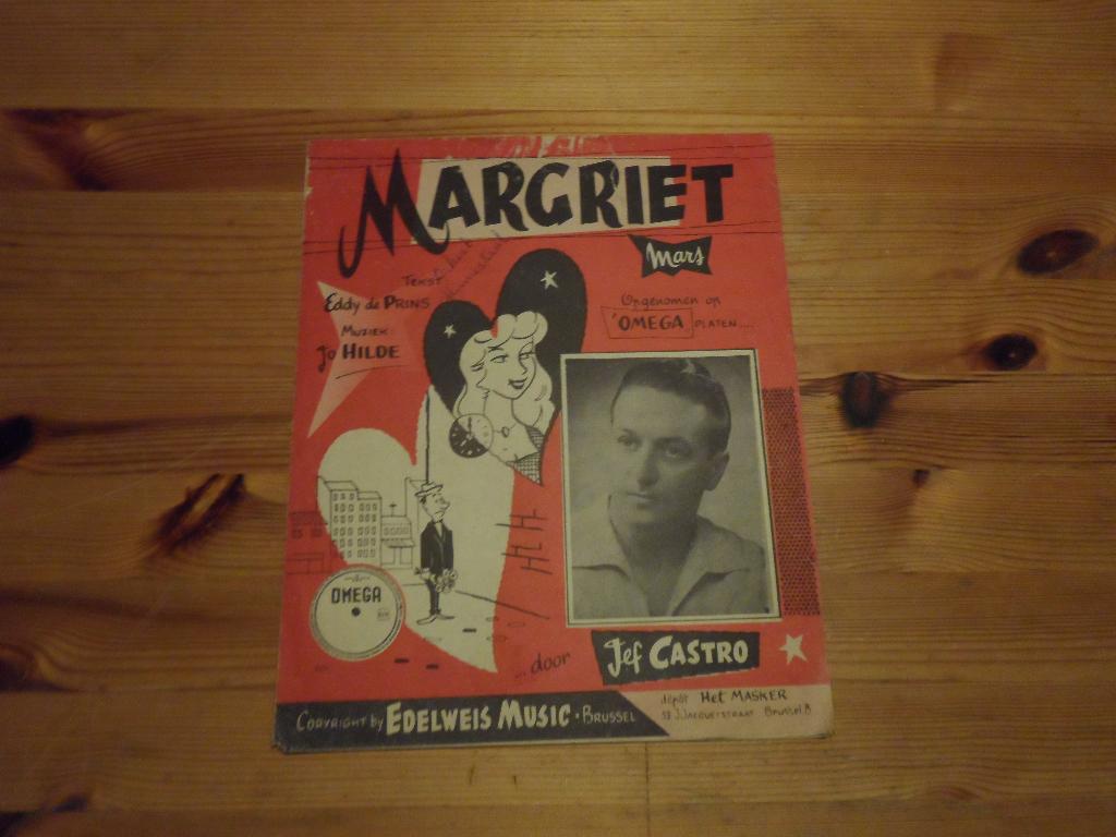 Margriet - jo hilde / eddy de prins / jeff castro, Gebruikt, Gitaar, Ophalen of Verzenden, Artiest of Componist