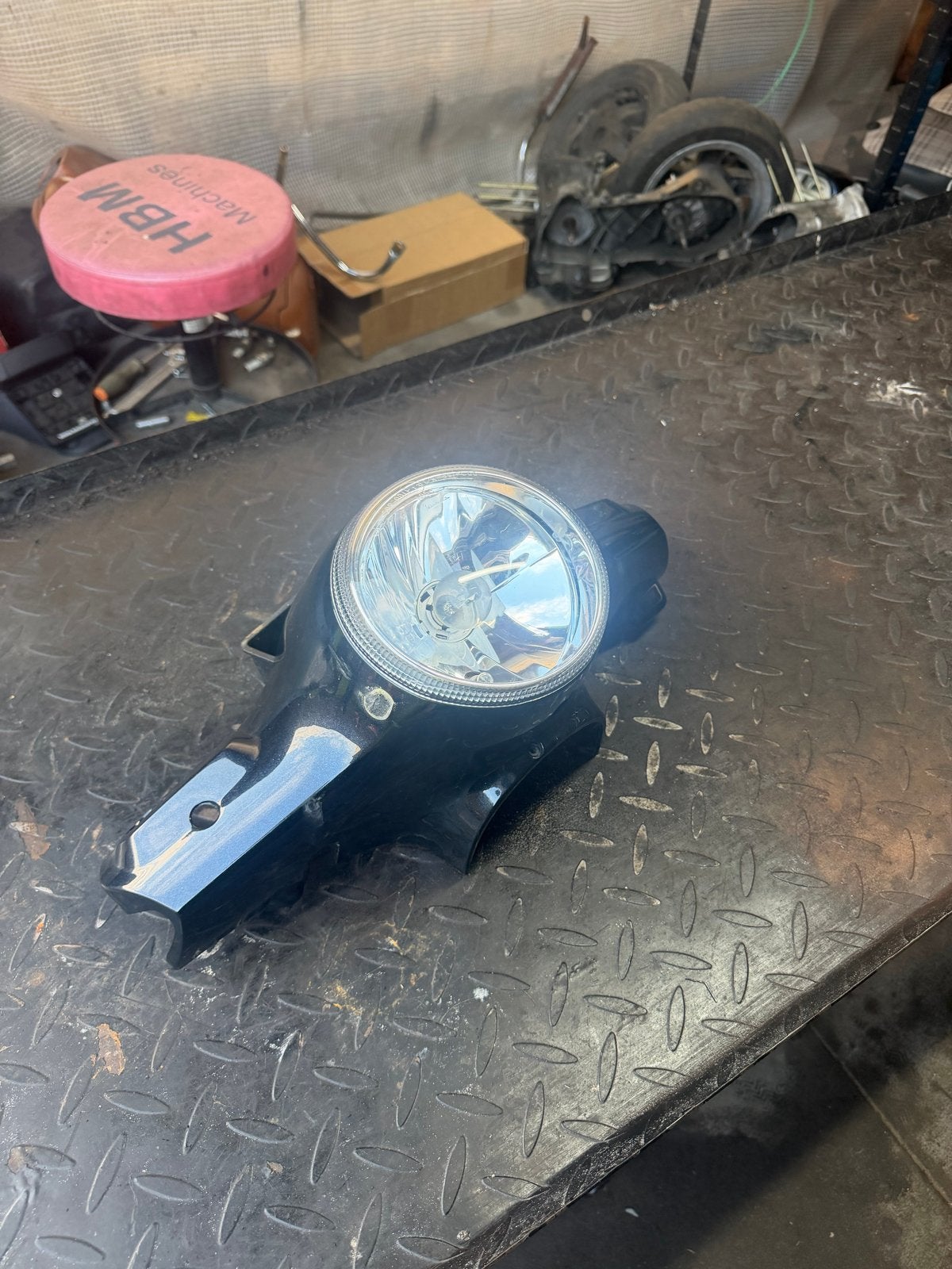 Vespa LX complete koplamp + stuurkap - Zo goed als nieuw, Ophalen of Verzenden, Zo goed als nieuw, Koplamp, Vespa