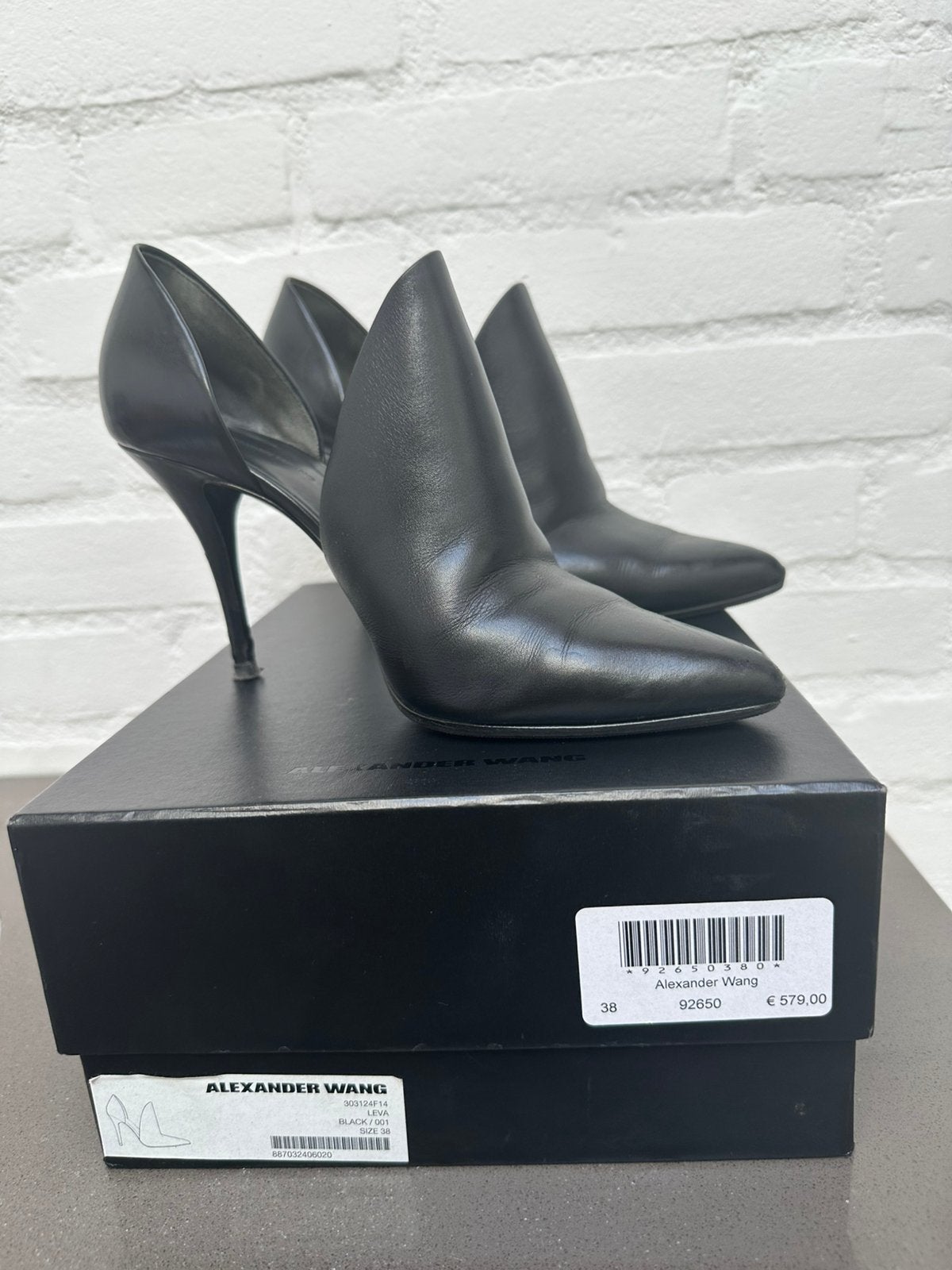 Zwarte pump van Aleander Wang maat 38, Pumps, Verzenden, Zwart, Gedragen