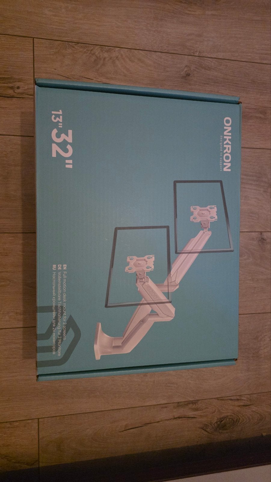 ONKRON Dual Monitor Arm G160-W Wit - 13-32 inch schermen, Computers en Software, ONKRON, 13-32, Nieuw, Ophalen of Verzenden
