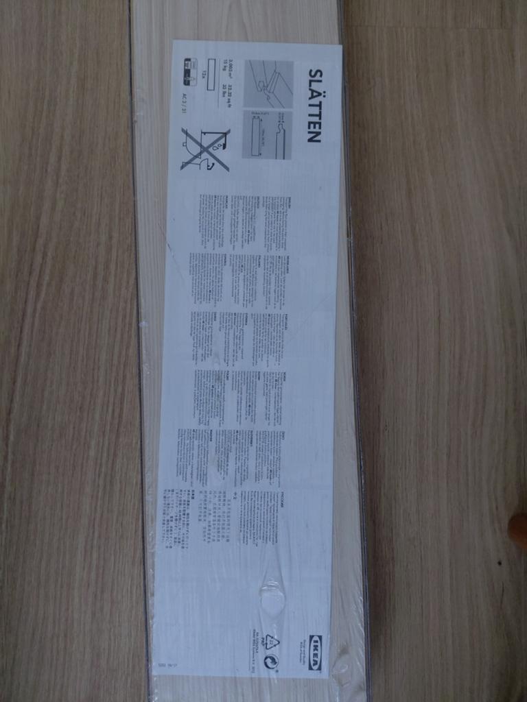 Ikea Slätten Laminaat - 51m² - 17 Pakken, Ophalen, 50 tot 150 cm, Nieuw, 10 m² of meer