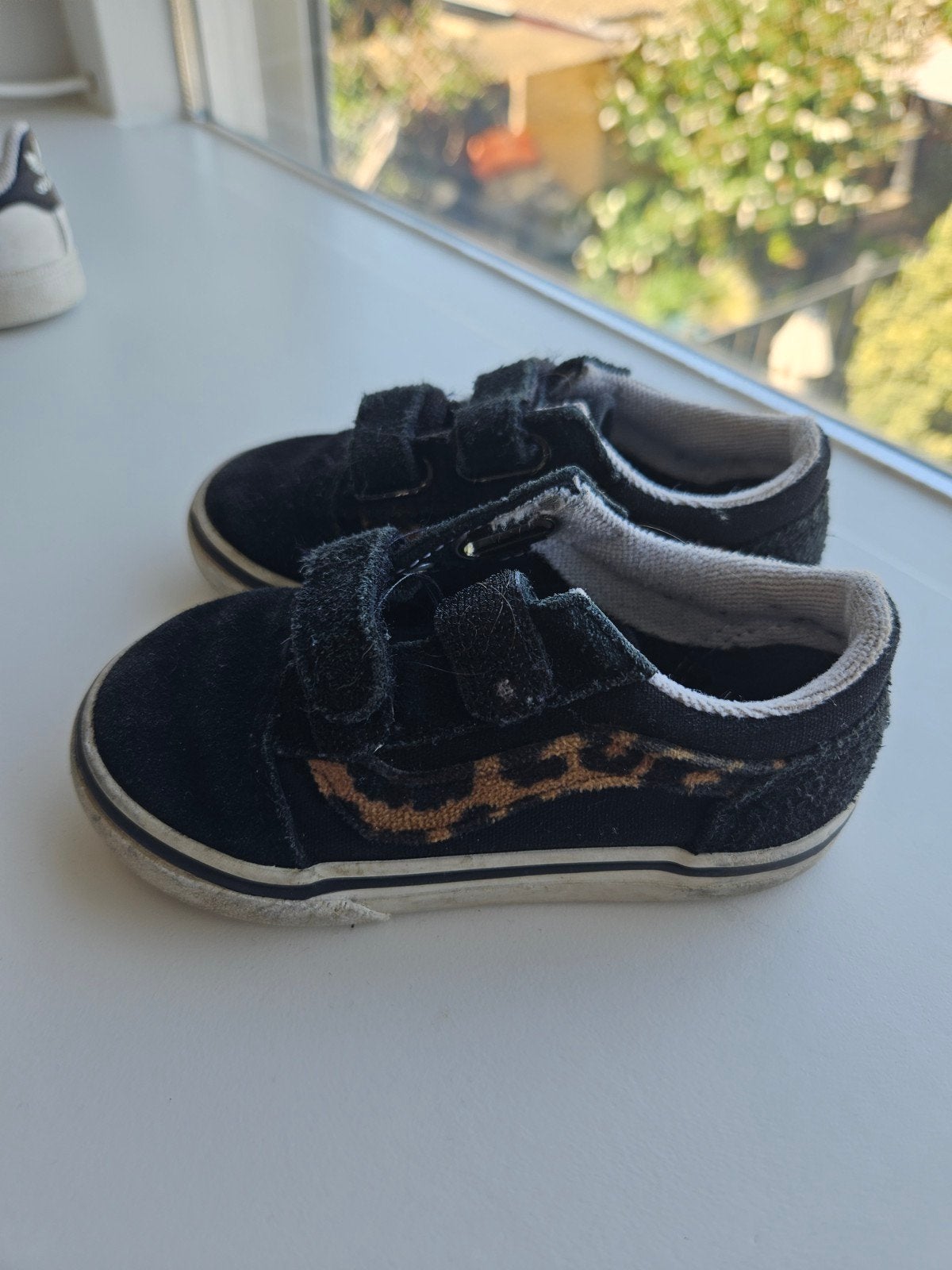 Vans schoenen maat 22 luipaardprint, Gebruikt, Vans, Jongen of Meisje, Schoenen