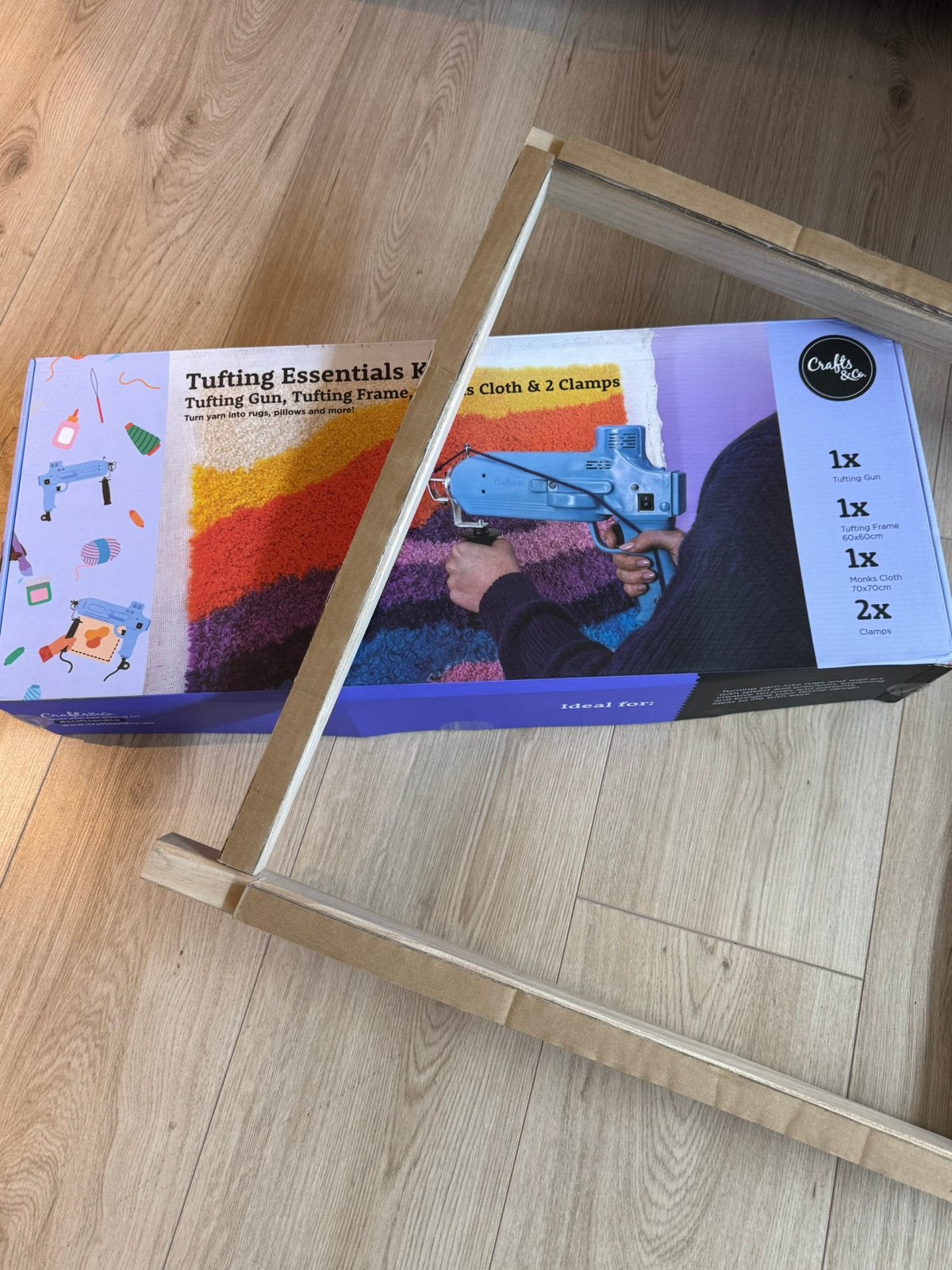 Tuftinggun - Craft & Co tufting essentials kit, Hobby en Vrije tijd, Ophalen, Zo goed als nieuw, Knutselwerk