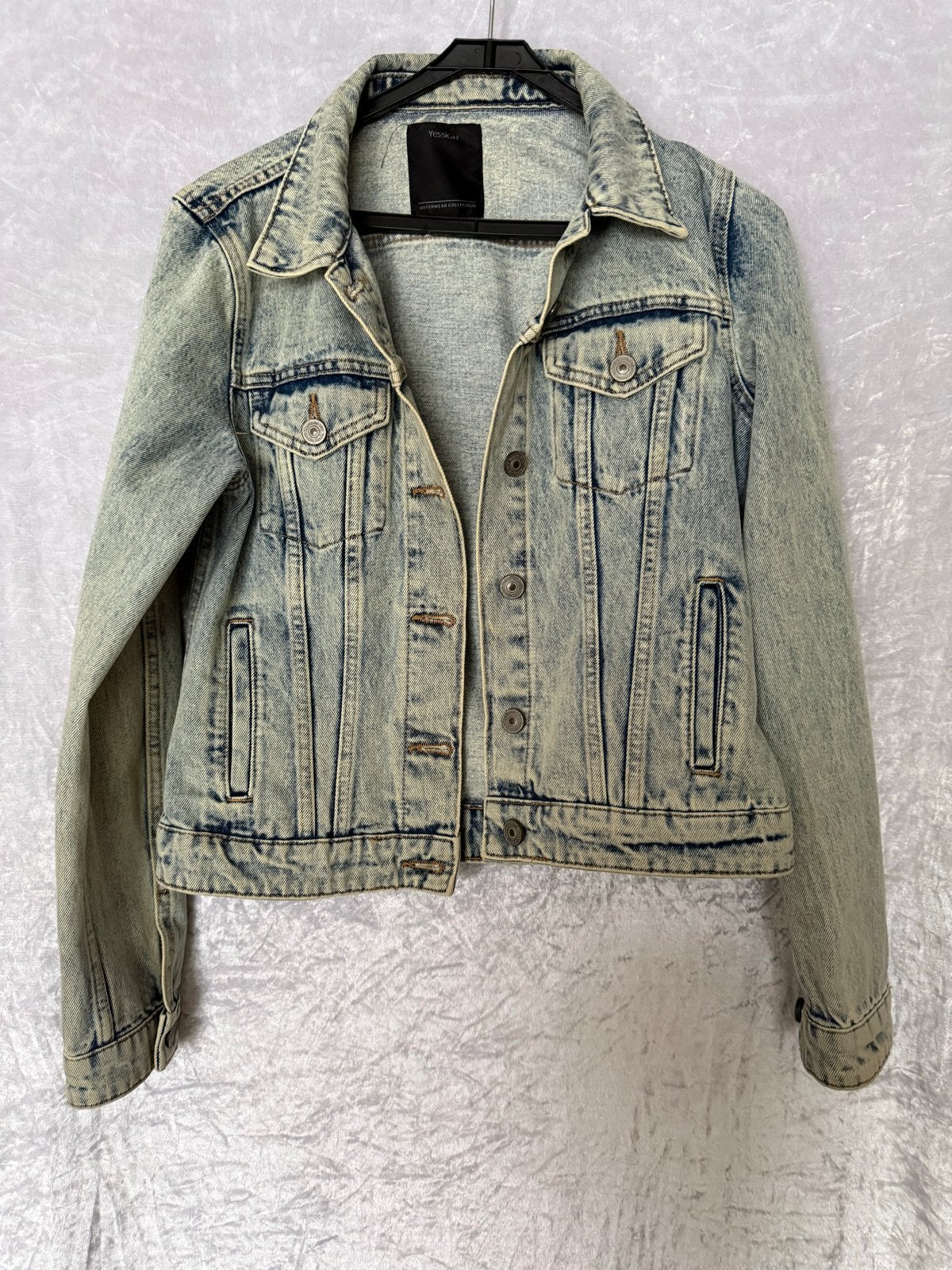 Yessica spijkerjack maat 36 (S) - Zo goed als nieuw, Kleding | Dames, Ophalen of Verzenden, Zo goed als nieuw, Maat 36 (S), Blauw