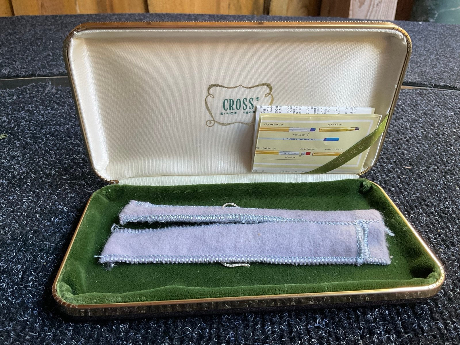 Originele pennendoos voor 14K gouden Cross pennen, Verzamelen, Ophalen of Verzenden