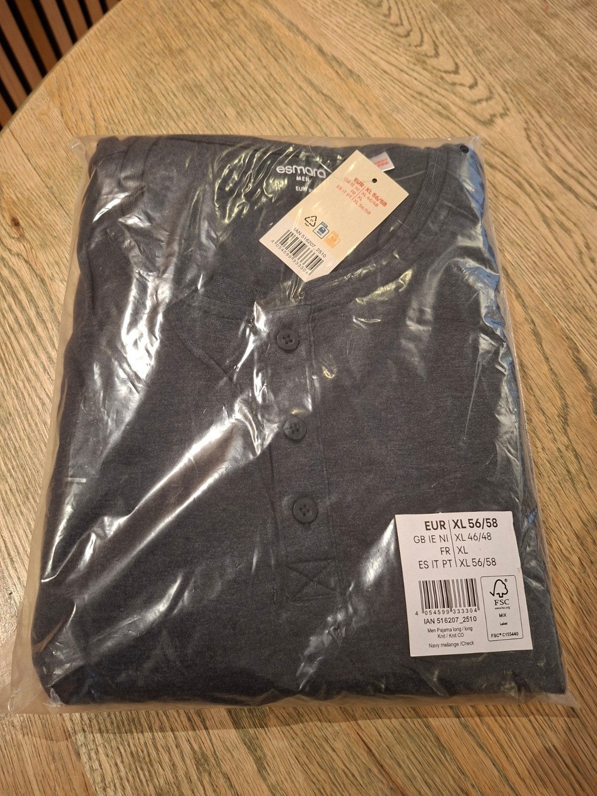 Herenpyjama XL en XXL - Nieuw met label, Kleding | Heren, Ophalen of Verzenden, Nieuw, Maat 56/58 (XL), Esmara