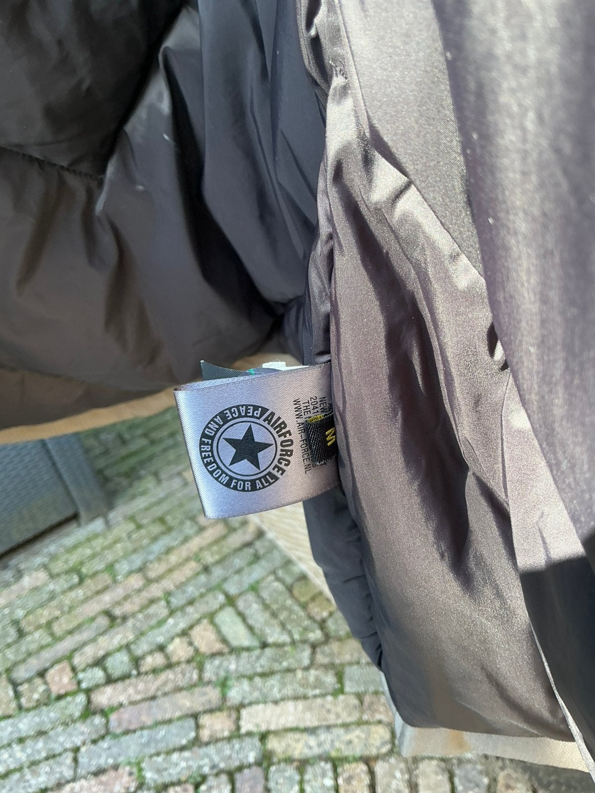 Air force parka dames winterjas maat m., Ophalen of Verzenden, Zo goed als nieuw, Maat 38/40 (M)