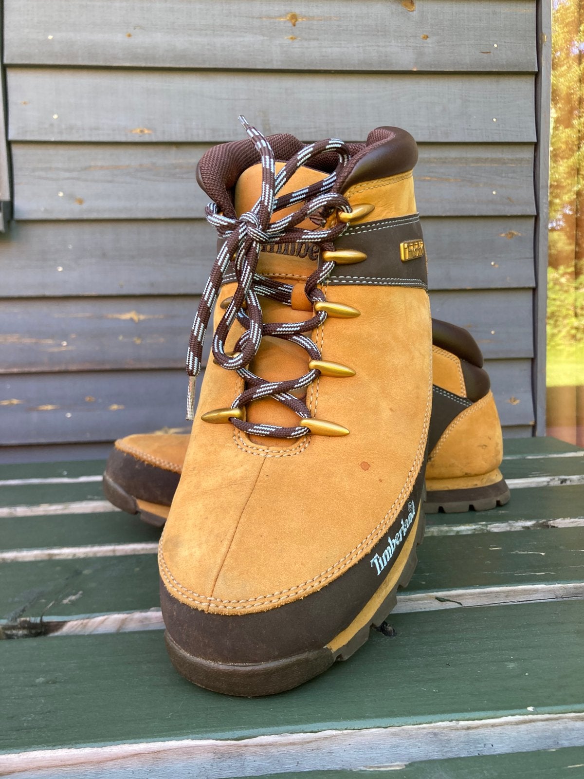 Winterlaarzen Timberland, Ophalen of Verzenden, Zo goed als nieuw, Bruin