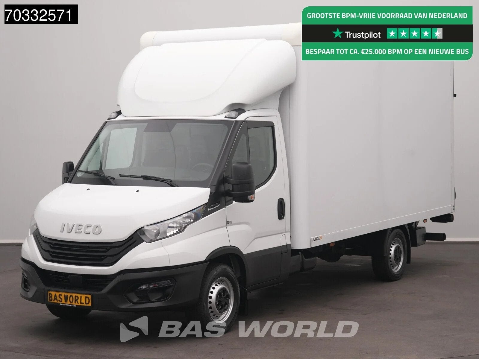 Iveco Daily 35S16 Laadklep Bakwagen 160PK Automaat Airco Cam, Automaat, Stof, Gebruikt, Euro 6
