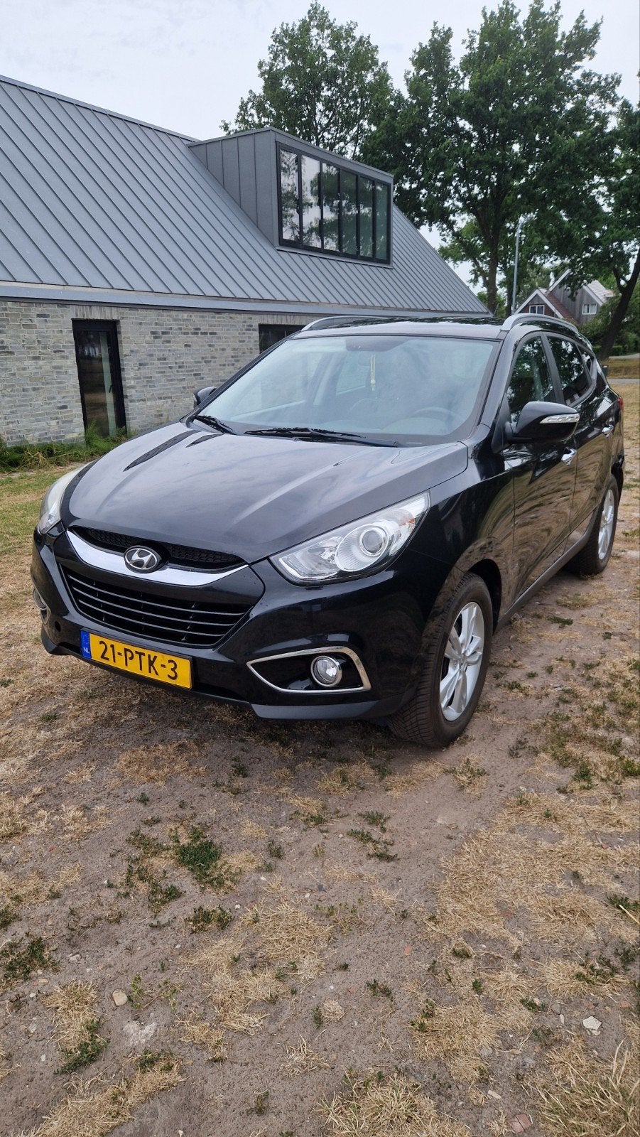 Hyundai iX35 1.6 GDI 2WD 2011 Zwart, Auto's, Voorwielaandrijving, 1280 kg, 1591 cc, 4 cilinders