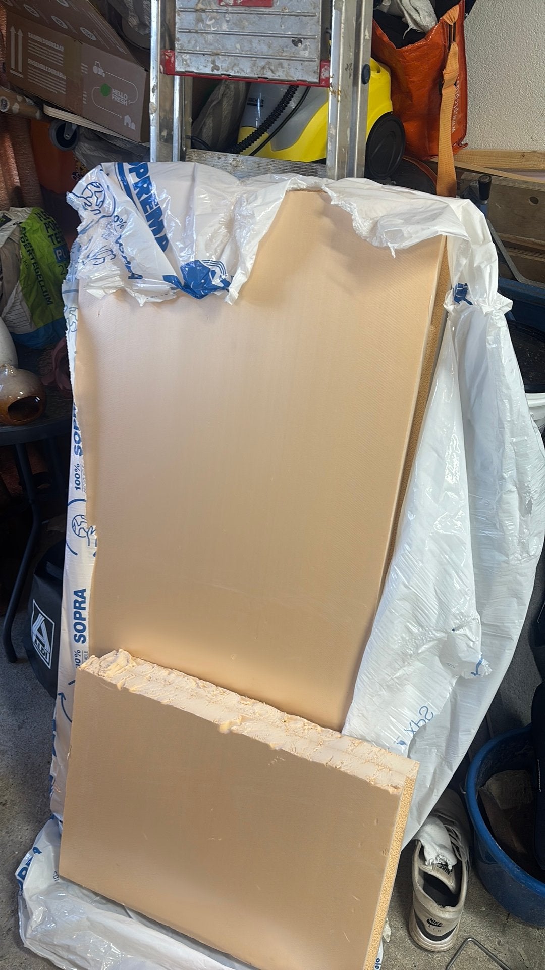 Xps isolatieplaat 1250x600x100 rd:2.85, Doe-het-zelf en Verbouw, Isolatie en Afdichting, Overige materialen, Zo goed als nieuw