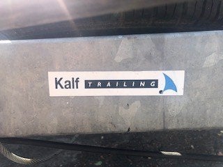 kalf boottrailer, Watersport en Boten, Ophalen, Gebruikt, 1500 tot 3000 kg, Sloepentrailer