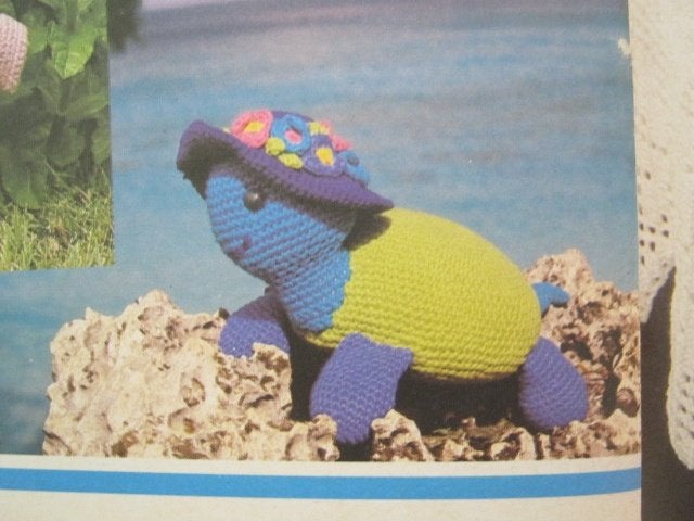 Haakpatroon  Schildpad met hoedje  nr 3710, Verzenden, Nieuw, Haken, Patroon of Boek