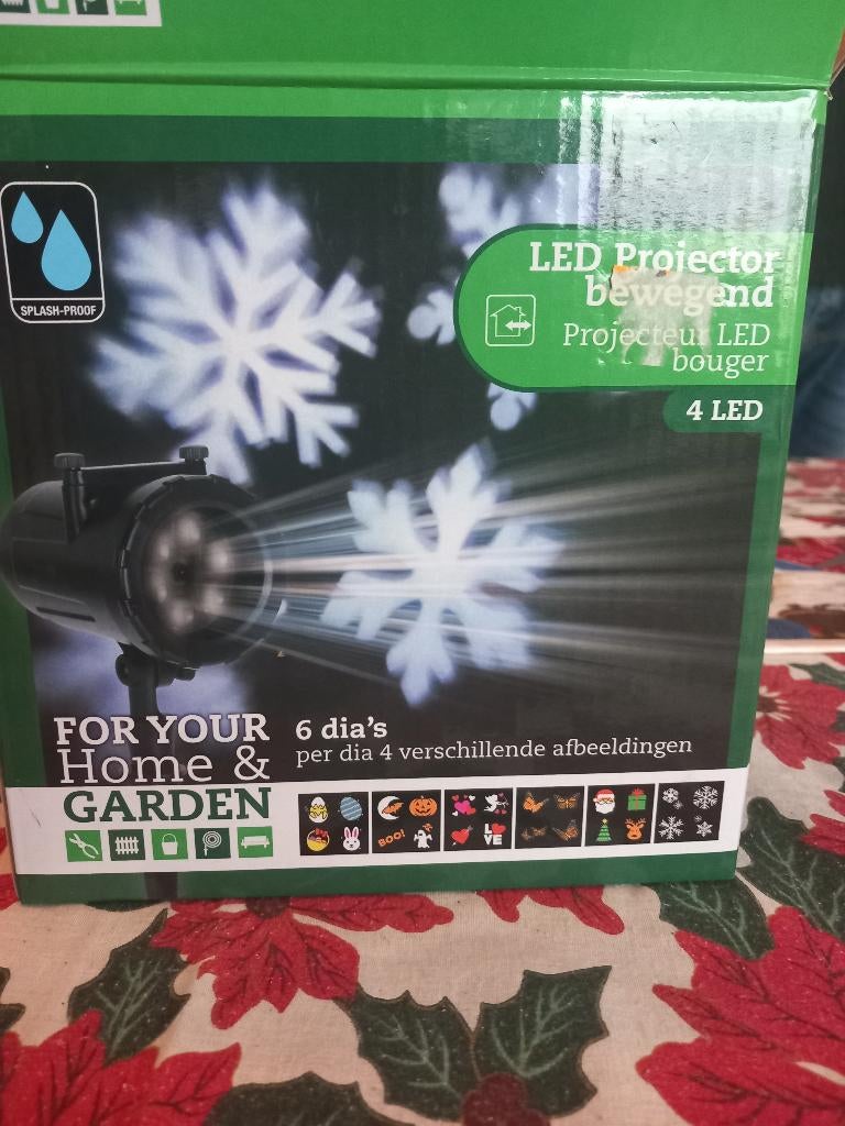 Bewegende Led projector, Diversen, Kerst, Ophalen of Verzenden, Zo goed als nieuw