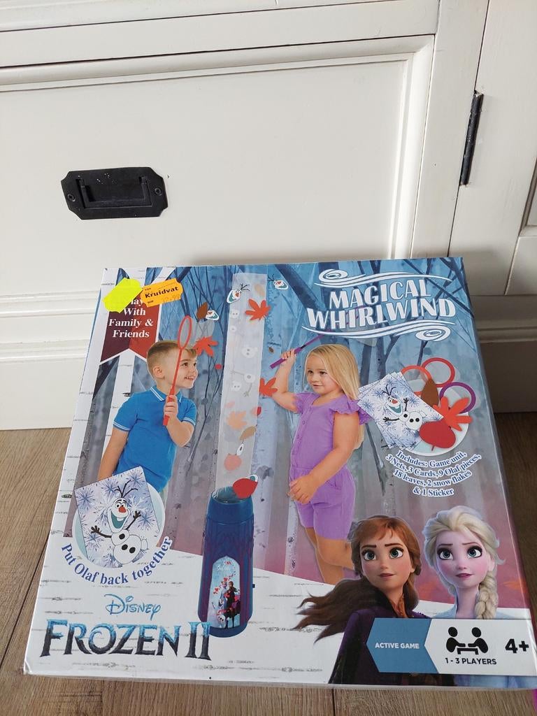 Disney Frozen 2 Magical Whirlwind Spel, Ophalen of Verzenden, Zo goed als nieuw, Jongen of Meisje
