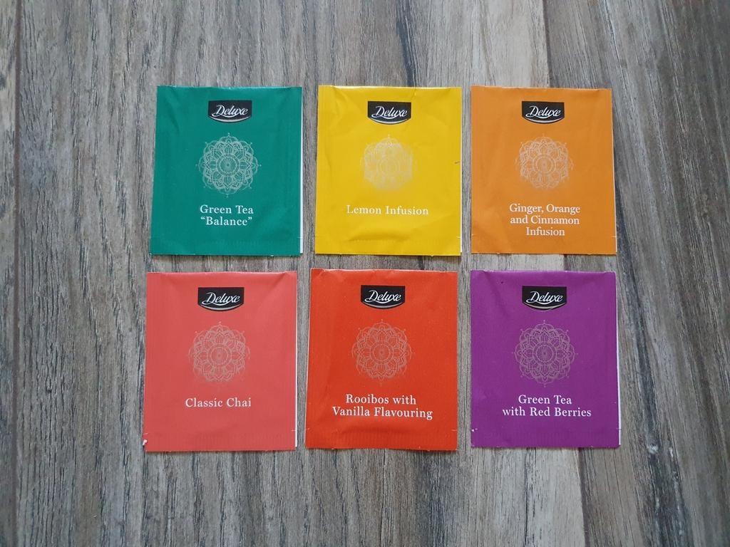 Lege theezakjes – Deluxe – 6 stuks, Ophalen of Verzenden, Theezakje(s)