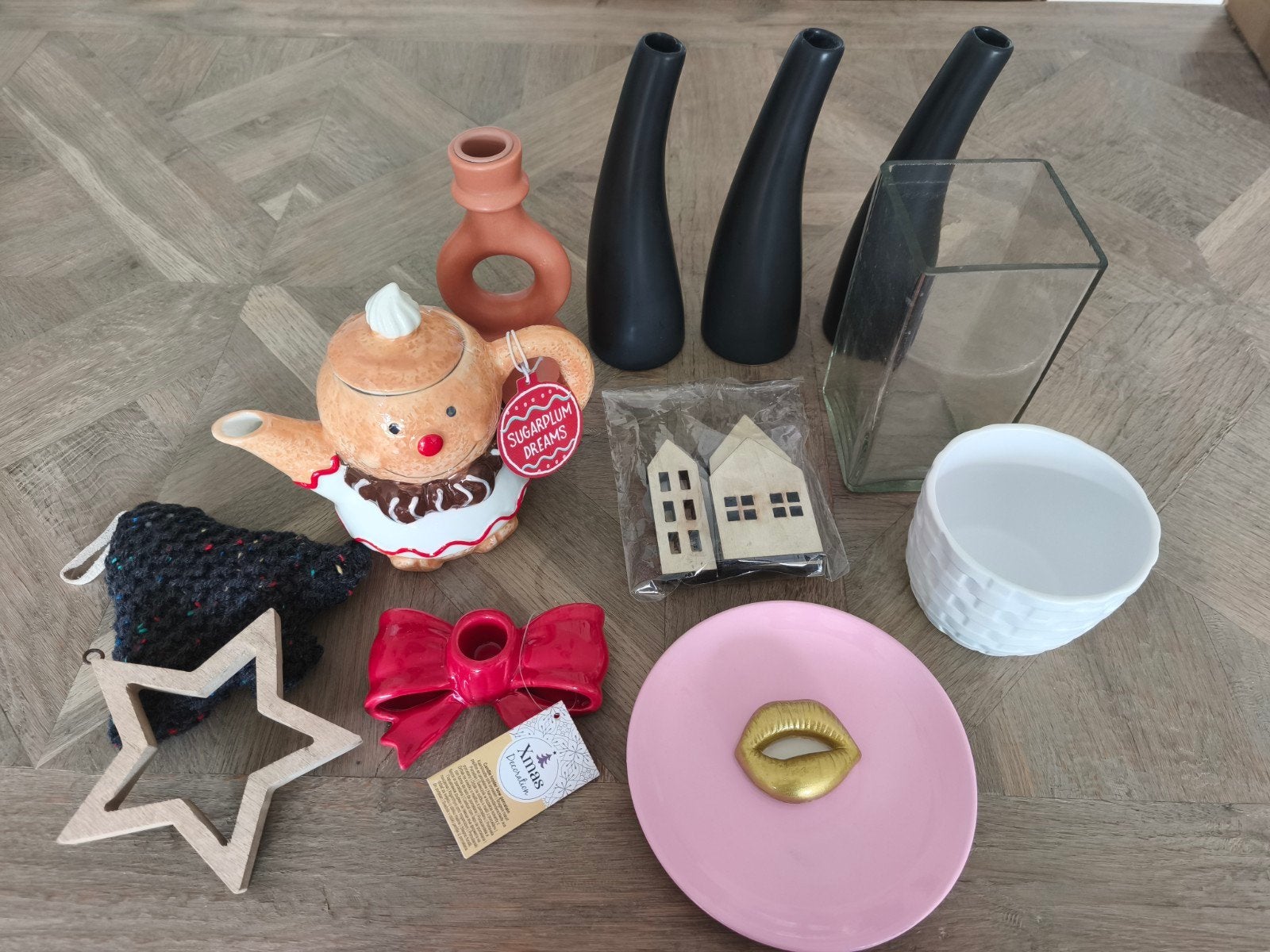 Diverse decoratie en woonaccessoires (kerst), Ophalen, Zo goed als nieuw, Meerkleurig, Modern