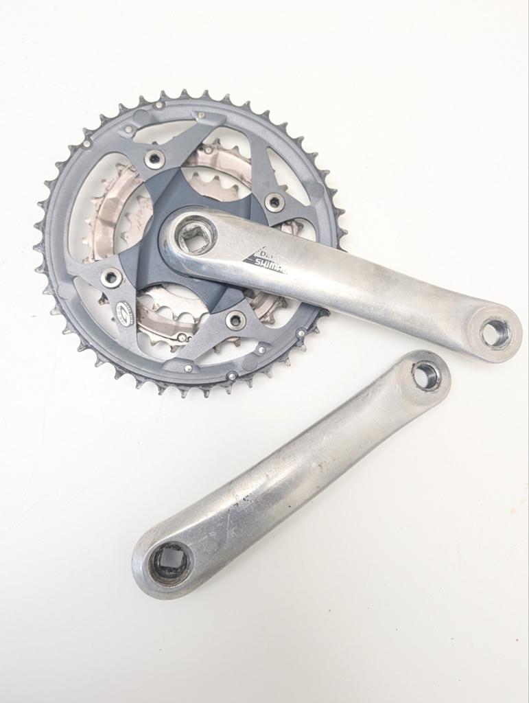 Shimano LX crankstel, Fietsen en Brommers, Fietsonderdelen, Ophalen of Verzenden