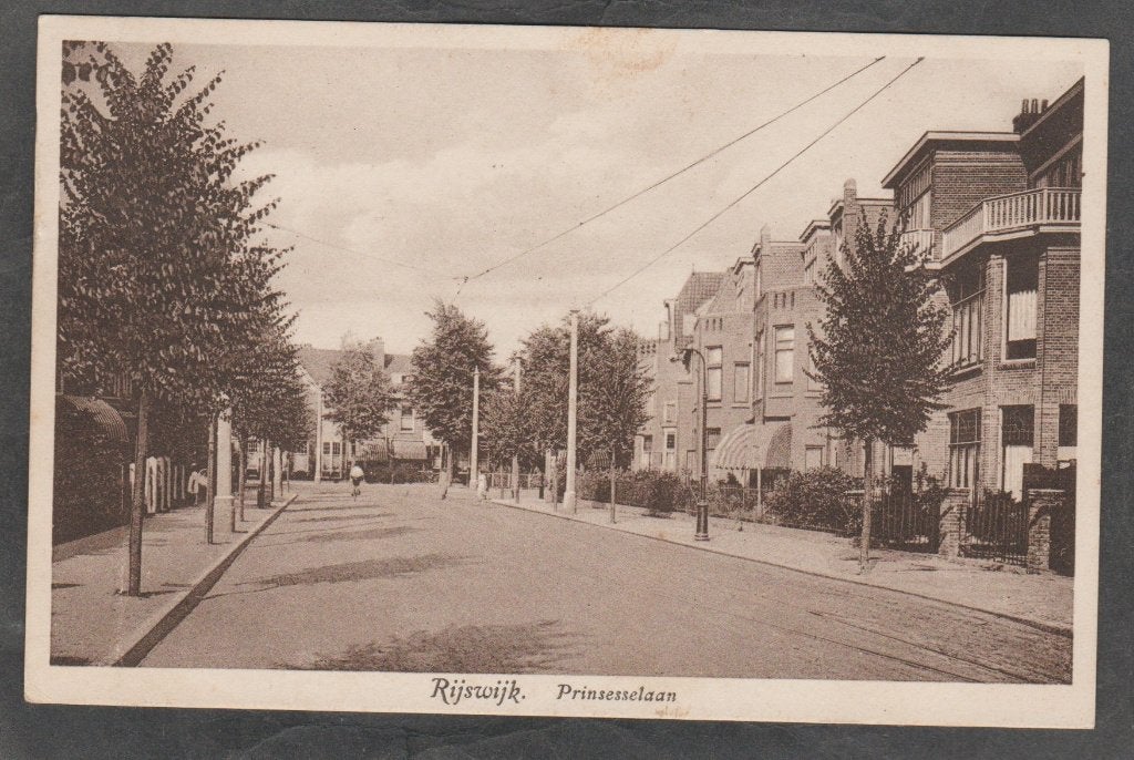 rijswijk prinsesselaan, Verzamelen, Verzenden, 1920 tot 1940, Gelopen, Zuid-Holland