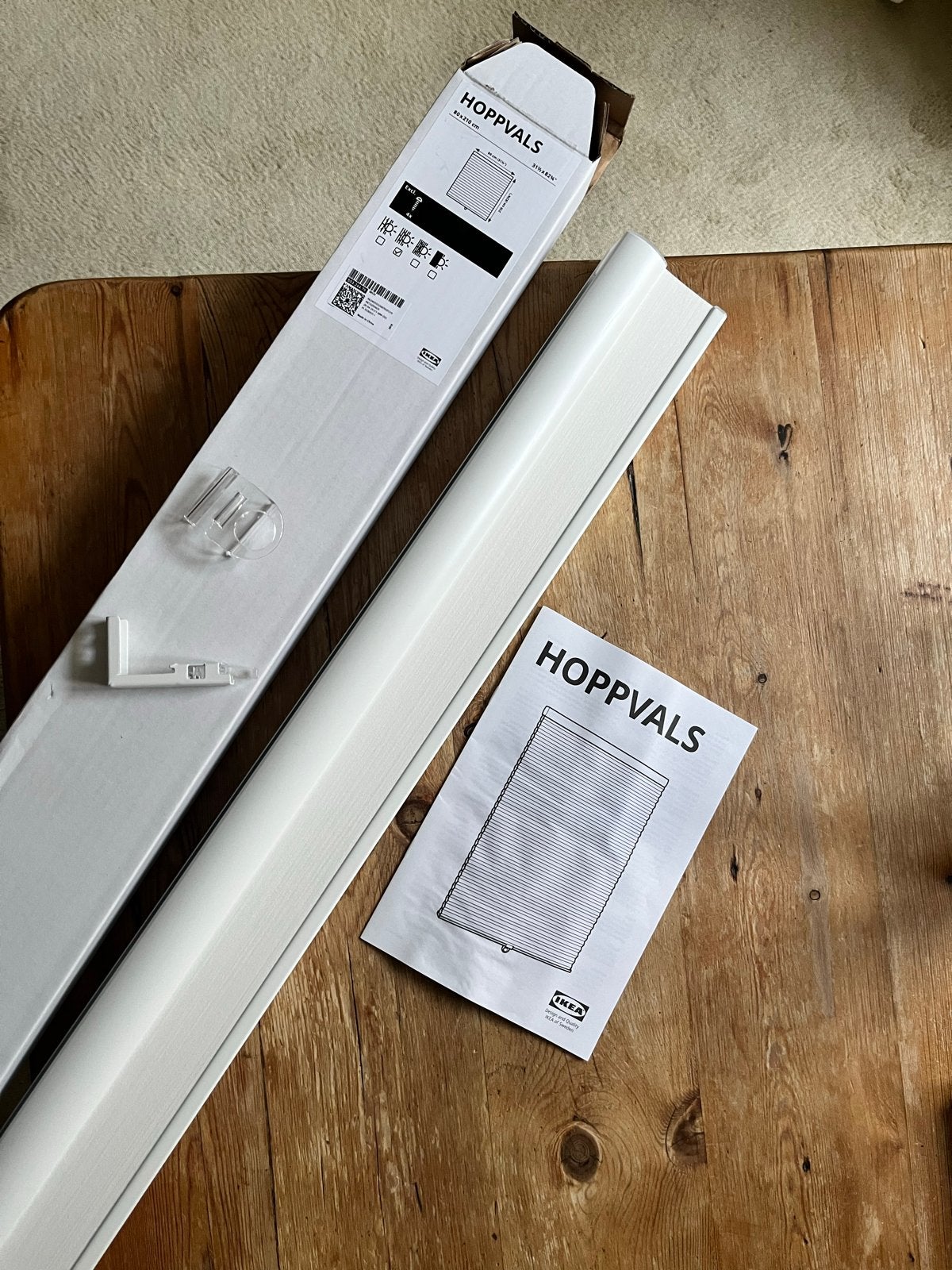 Nieuwe IKEA HOPPVALS rolgordijn - Ongebruikt €20, 200 cm of meer, Minder dan 100 cm, Wit, Nieuw