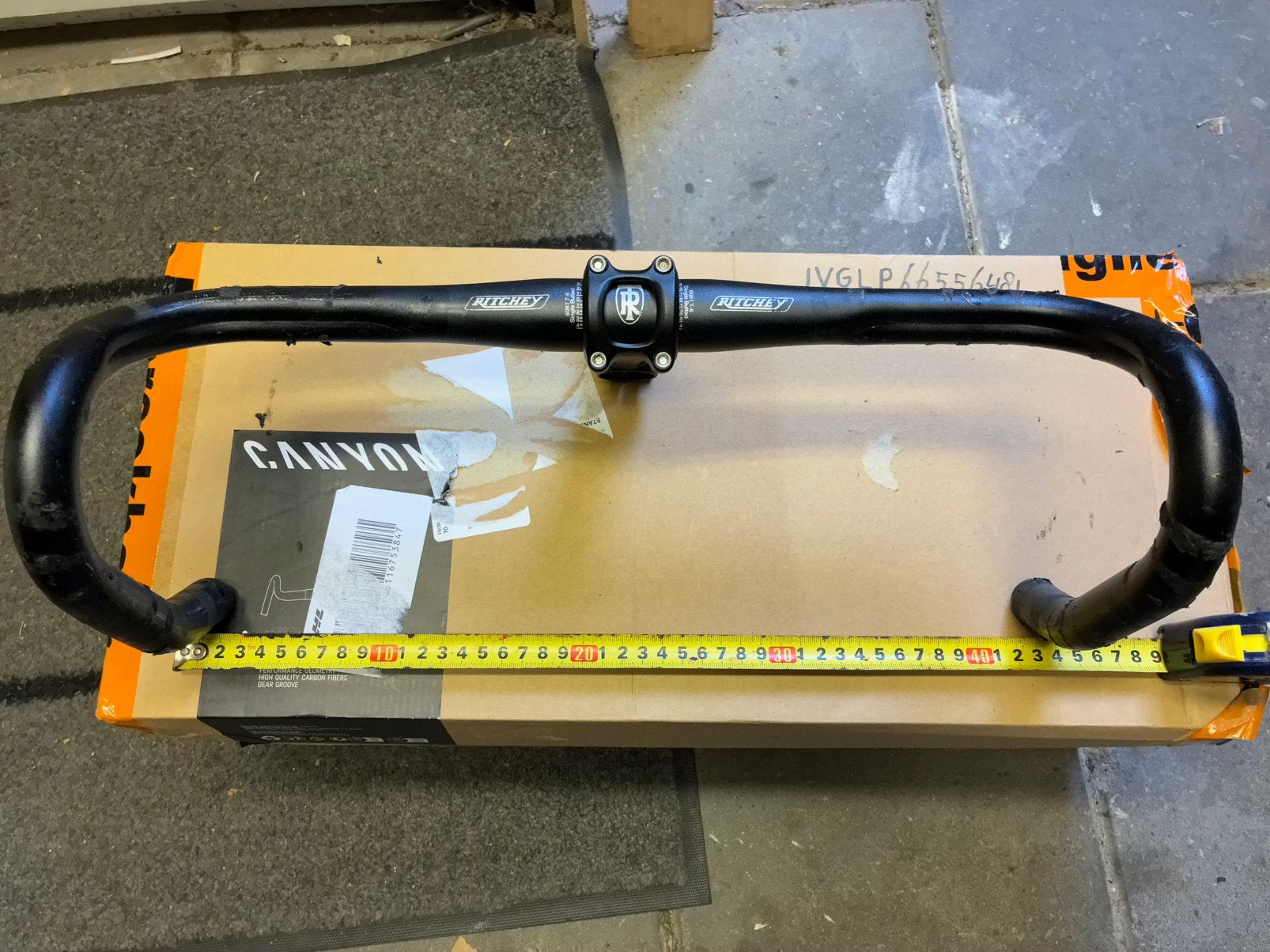 Ritchey stuurpen plus stuur, Fietsen en Brommers, Fietsonderdelen, Stuur, Ophalen of Verzenden, Zo goed als nieuw, Aluminium