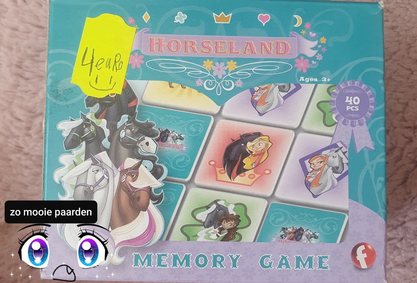 Horseland Memory Game - Leuk paardenspel voor kinderen, Ophalen of Verzenden, Zo goed als nieuw