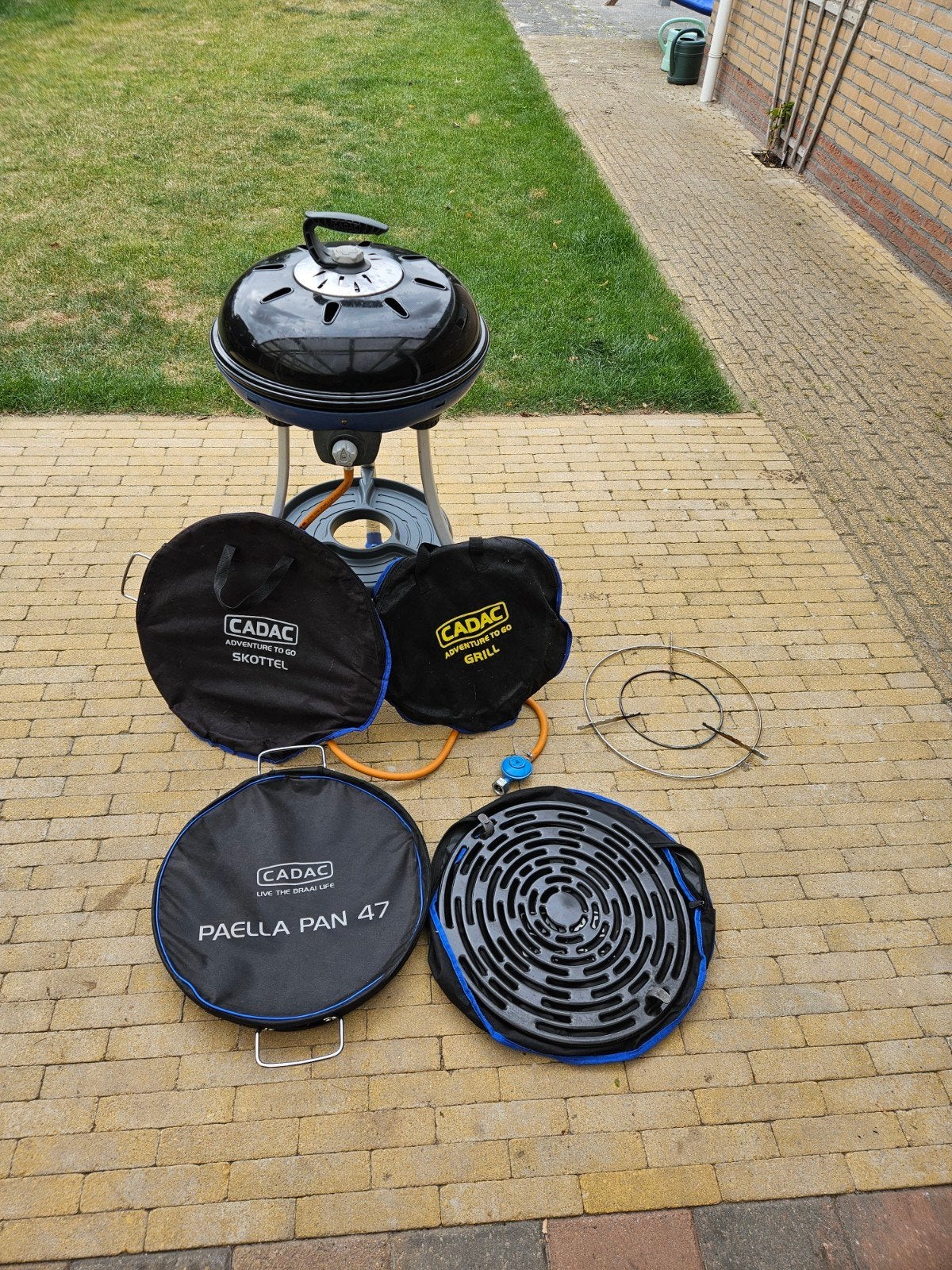 cadac skottelbraai 50 cm met volle gasfles, Ophalen, Gebruikt, Cadac
