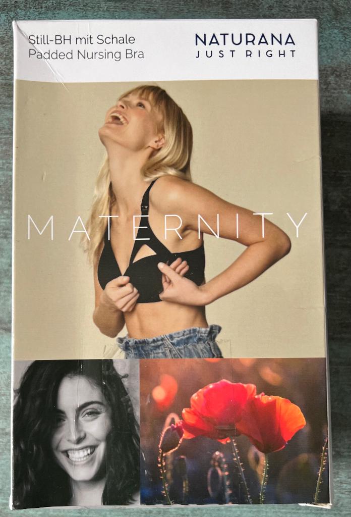 Naturana. Voedings bh. Mt 80D. Nieuw!!!, Ophalen of Verzenden, Nieuw, Zwart, Lingerie of Zwemkleding