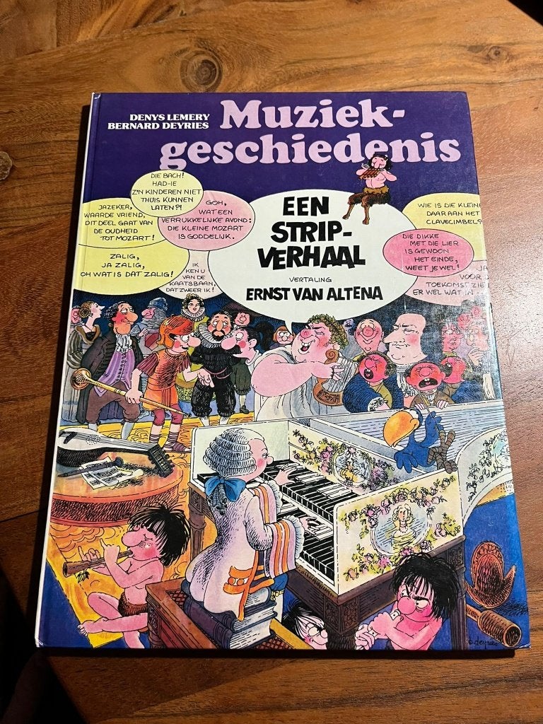 Muziekgeschiedenis HC 01/02/03 Een stripverhaal 1e druk 1979, Boeken, Meerdere stripboeken, Ophalen of Verzenden, Zo goed als nieuw