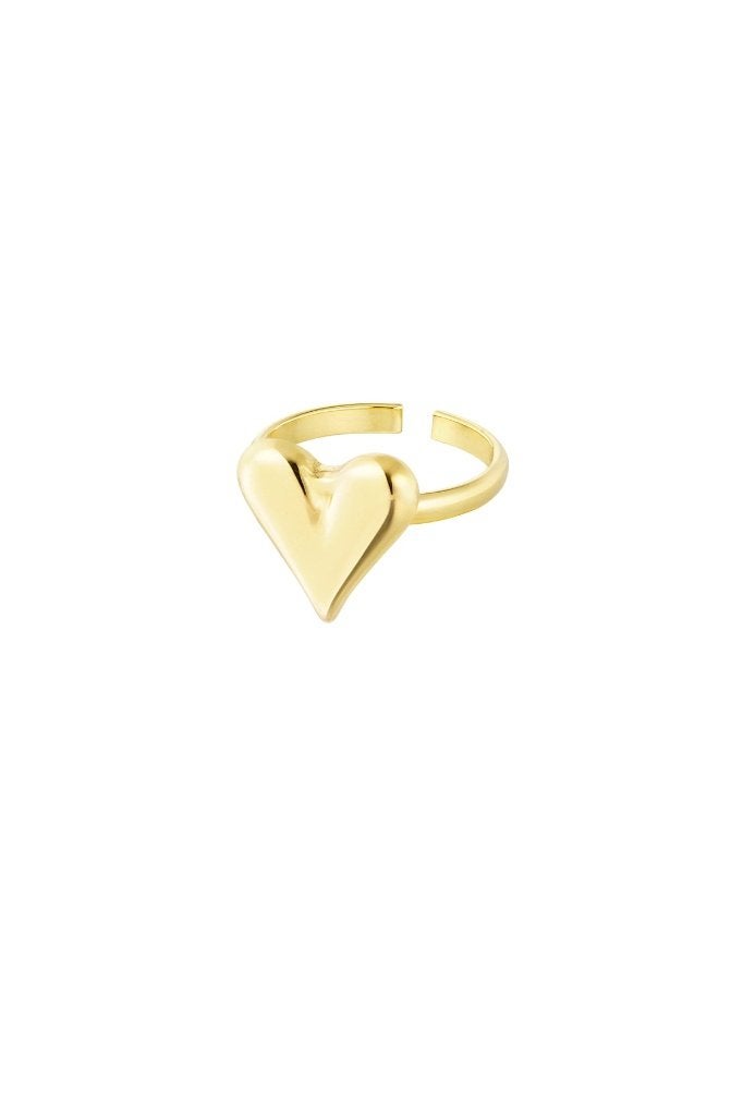 classy hartjes ring, Nieuw, Ophalen of Verzenden, 17 tot 18, Dame of Heer