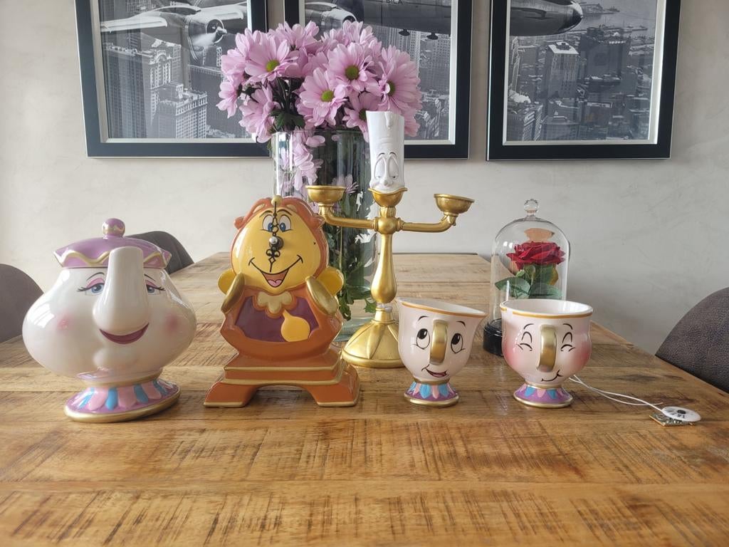 Disney set Belle en het Beest, Verzamelen, Disney, Ophalen, Assepoester of Belle, Servies