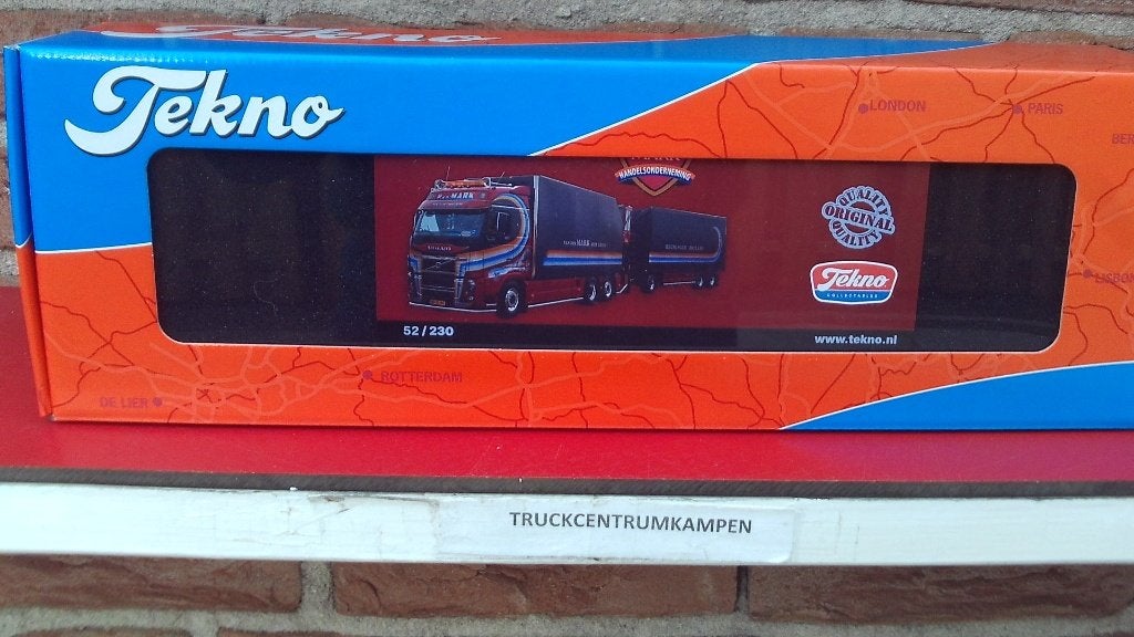 Tekno  Volvo  FH3  van  Patrick  van  der  Mark., Hobby en Vrije tijd, Ophalen of Verzenden, Nieuw, Bus of Vrachtwagen, Tekno