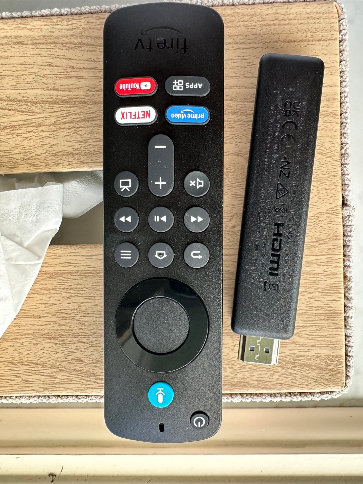 Amazon Fire TV Stick met afstandsbediening, Ophalen of Verzenden, Zo goed als nieuw, HDMI, Zonder harde schijf
