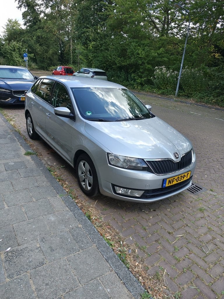 Skoda Rapid 1.2 TSI 66KW Spaceback Dsg7 2017, Stof, 4 cilinders, 49 €/maand, Origineel Nederlands