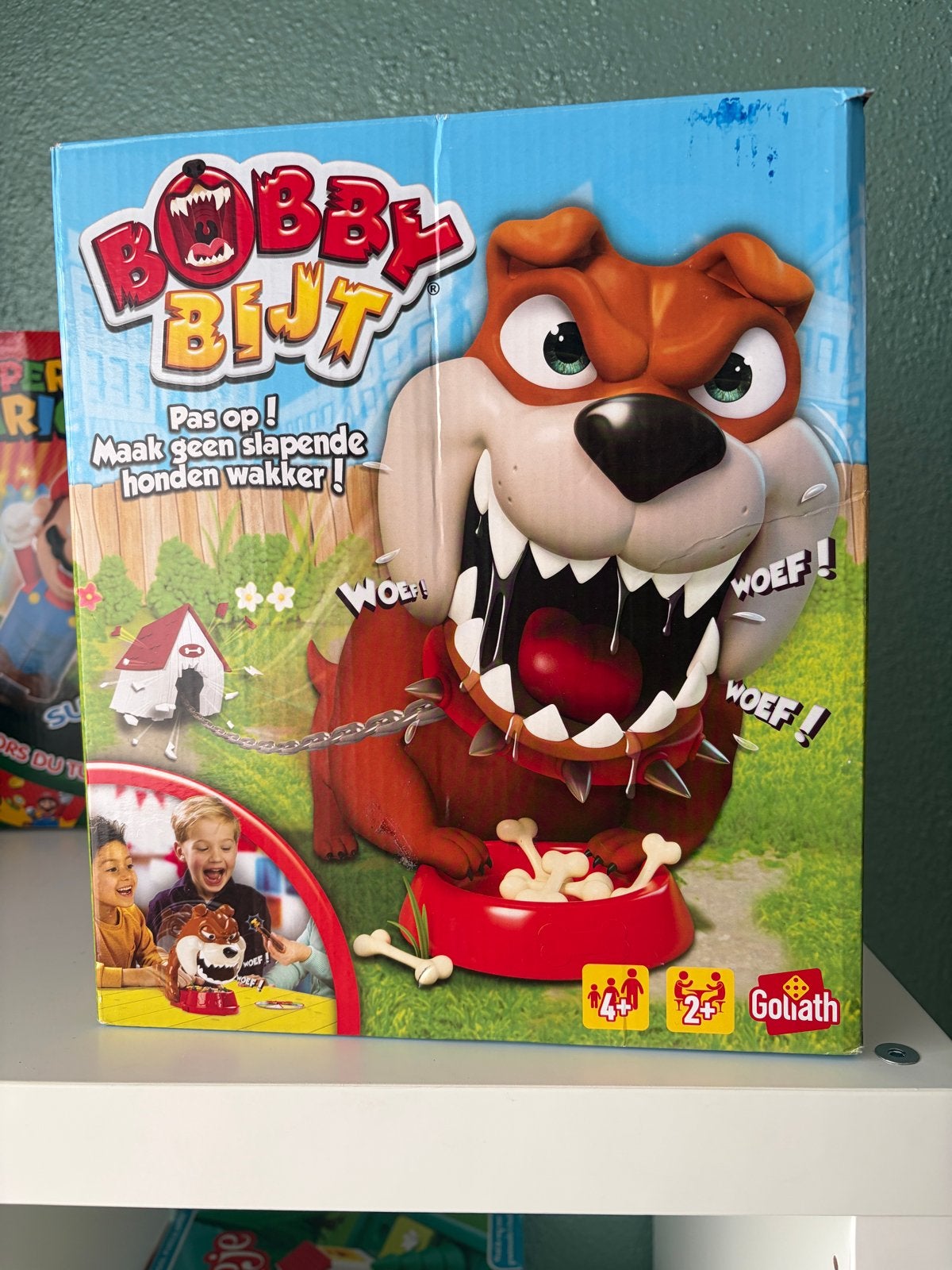 Bobby Bijt spel - Pas op! Maak geen slapende honden wakker!, Een of twee spelers, Ophalen of Verzenden, Zo goed als nieuw