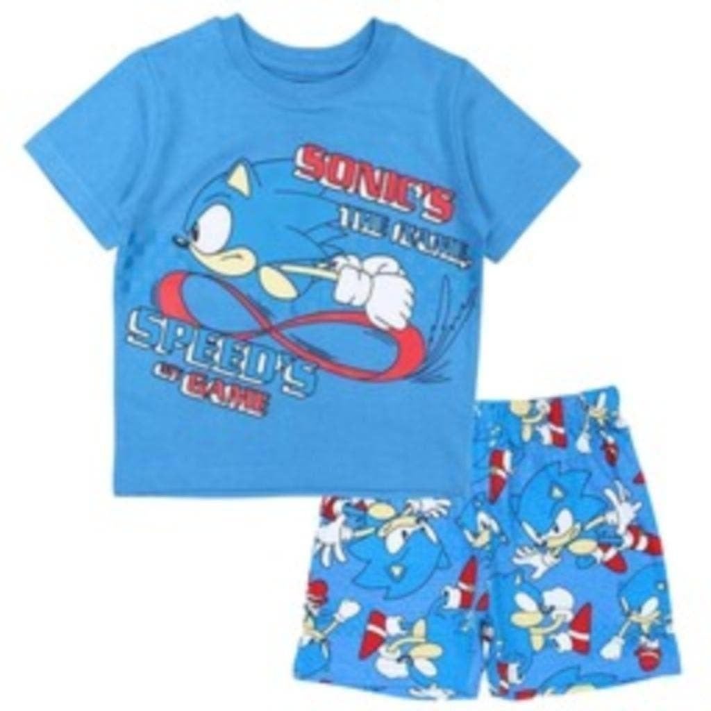 Sonic Shortama Sega - Maat 98 - 104 - 122 - Katoen, Nacht- of Onderkleding, Nieuw, Ophalen of Verzenden, Sonic the Hedgehog