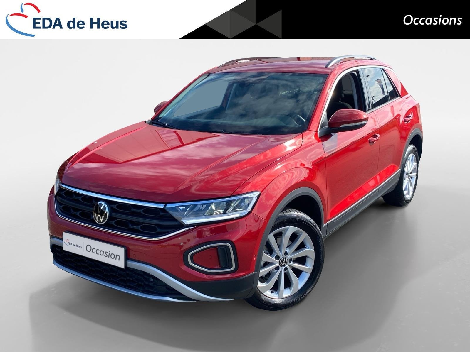 Volkswagen T-Roc 1.5 TSi DSG7-autom. Life Edition 12-2024 |, Auto's, Volkswagen, 12 maanden, Stof, 4 cilinders, Origineel Nederlands