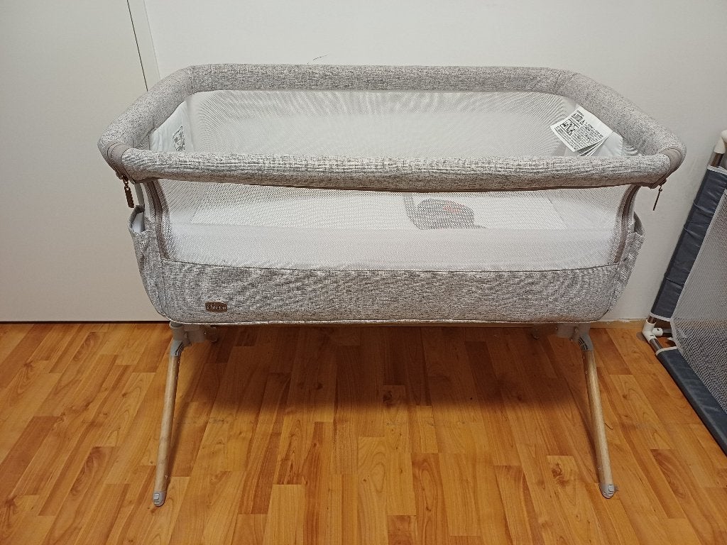 Chicco next2me Armonia cosleeper + Fedde&Kees Nunki lakentje, Kinderen en Baby's, Babywiegjes en Ledikanten, Ophalen, Zo goed als nieuw
