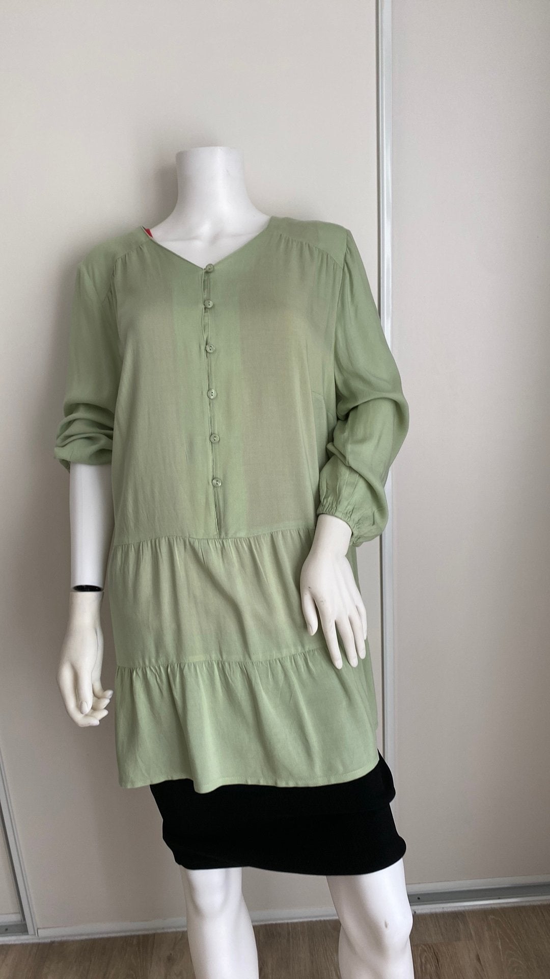 Paola blouse 48, Kleding | Dames, Ophalen of Verzenden, Zo goed als nieuw, Groen, Blouse of Tuniek