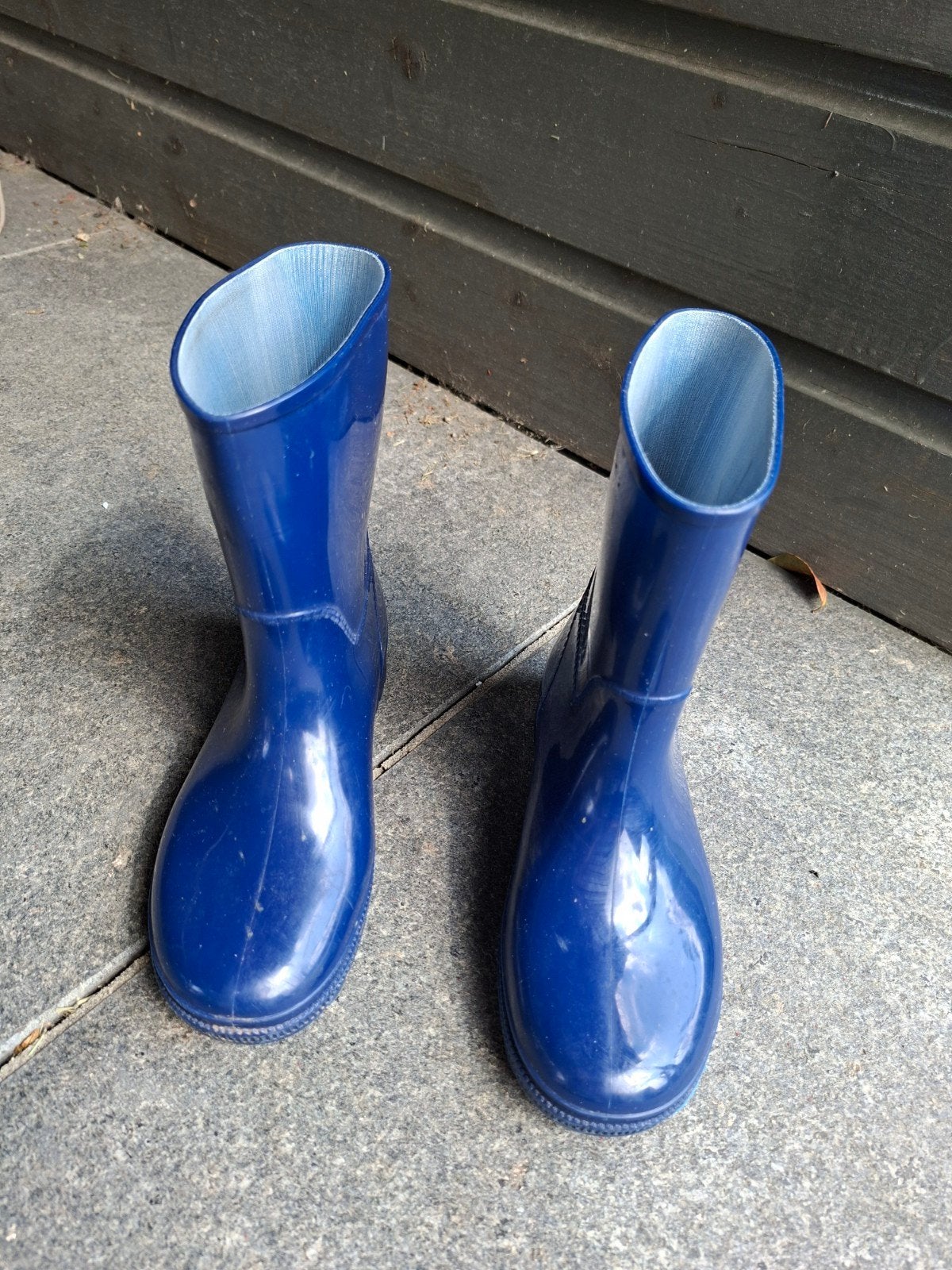 Blauwe regenlaarzen maat 33 in goede staat, Jongen of Meisje, Ophalen of Verzenden, Scapino, Laarzen