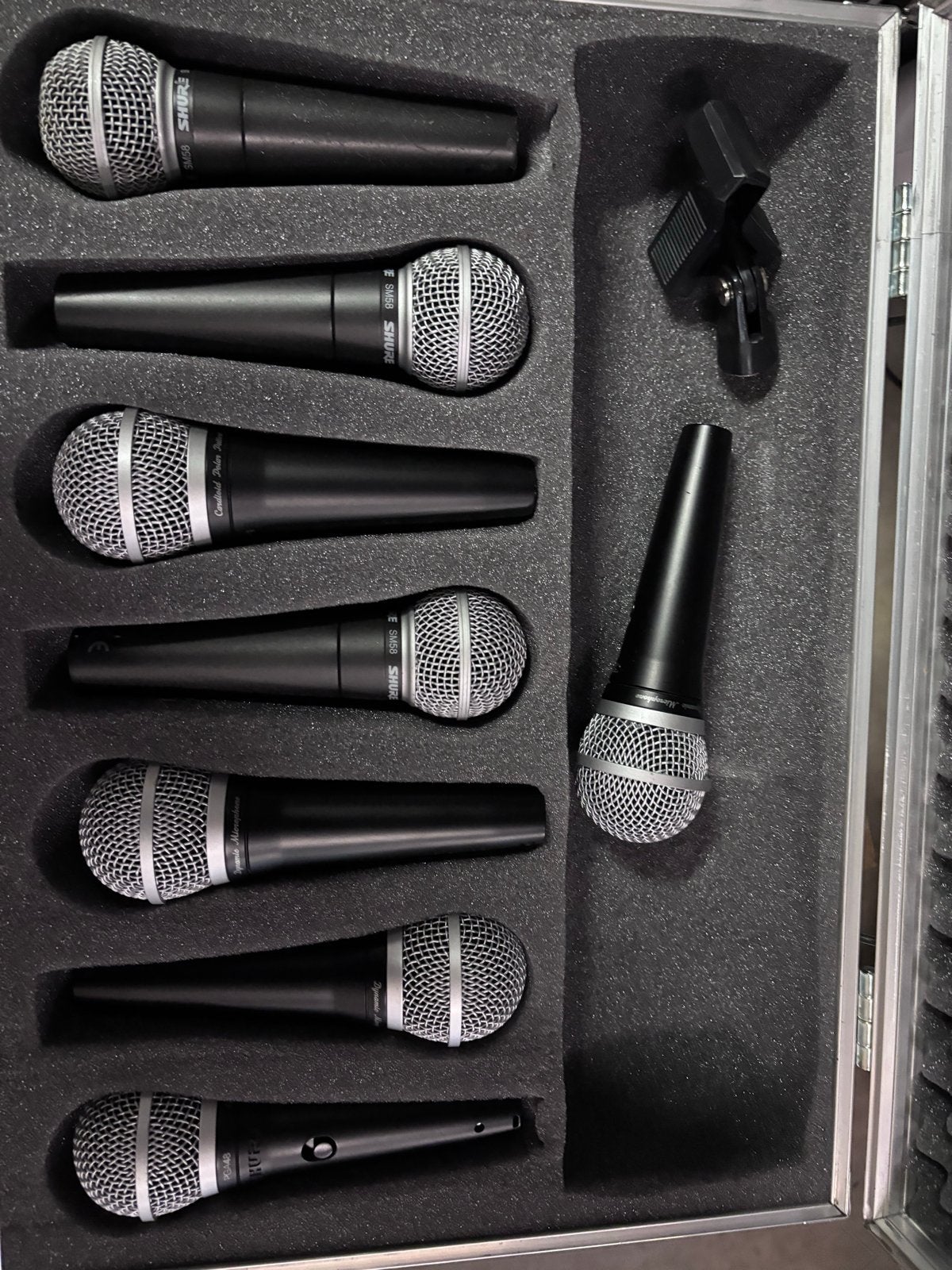 Shure PGA48 en SM58 Microfoons Set in Koffer, Ophalen, Gebruikt, Zangmicrofoon