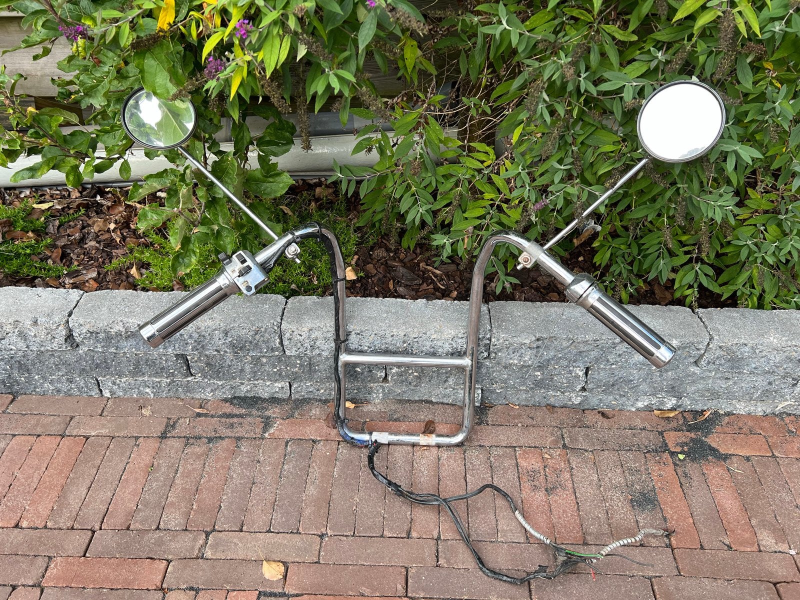 Stuur voor trike met spiegels en gashendel, Motoren, Ophalen of Verzenden